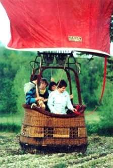 Baptême de l'air en ballon: anniversaire et mariage