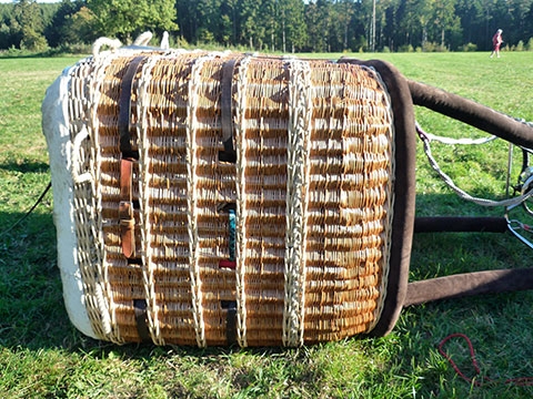 Atterrissage en montgolfière à Philippeville